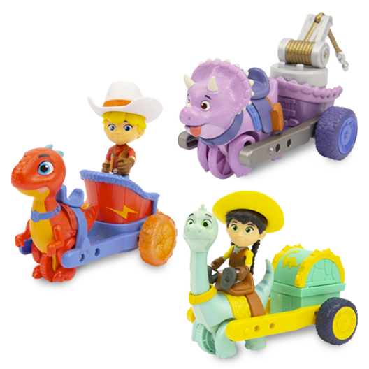 Dino Ranch veicoli con personaggi