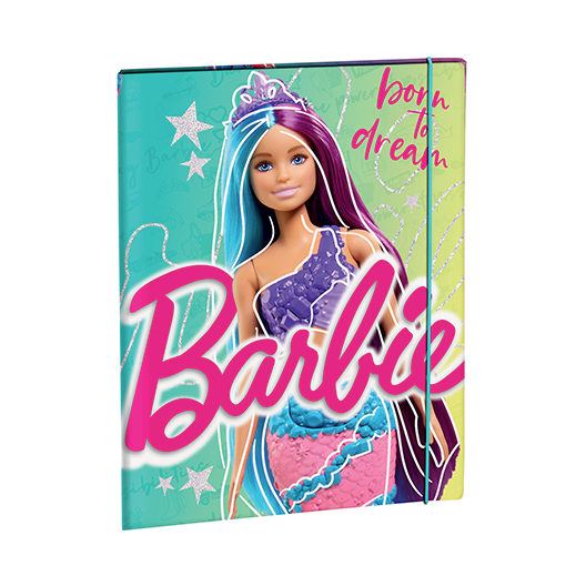 Barbie cartellina 3 lembi con elastico