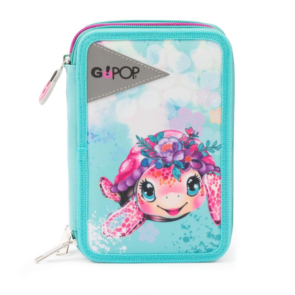 GoPop Astuccio Triplo Turtle Bloom